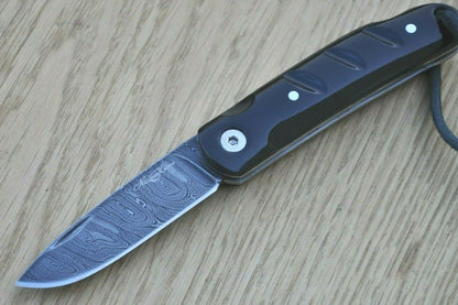 Nazarov Knives Russland Damast Stahl Outdoor Чибис Klappmesser Handarbeit HRC 62