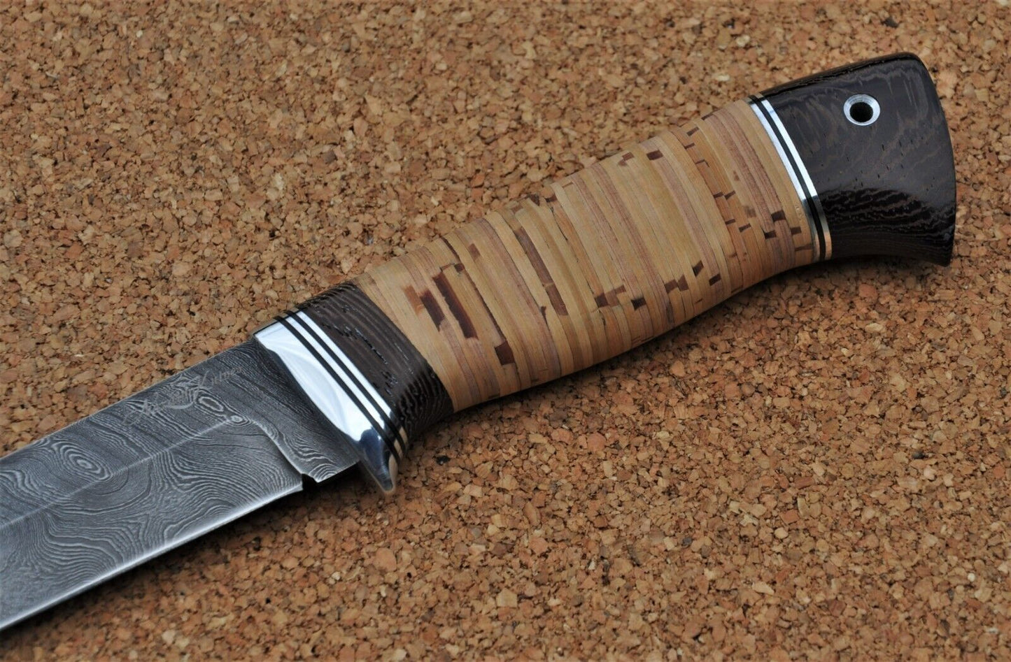 Damaszener Stahl Outdoor Jagdmesser Nazarov Knives