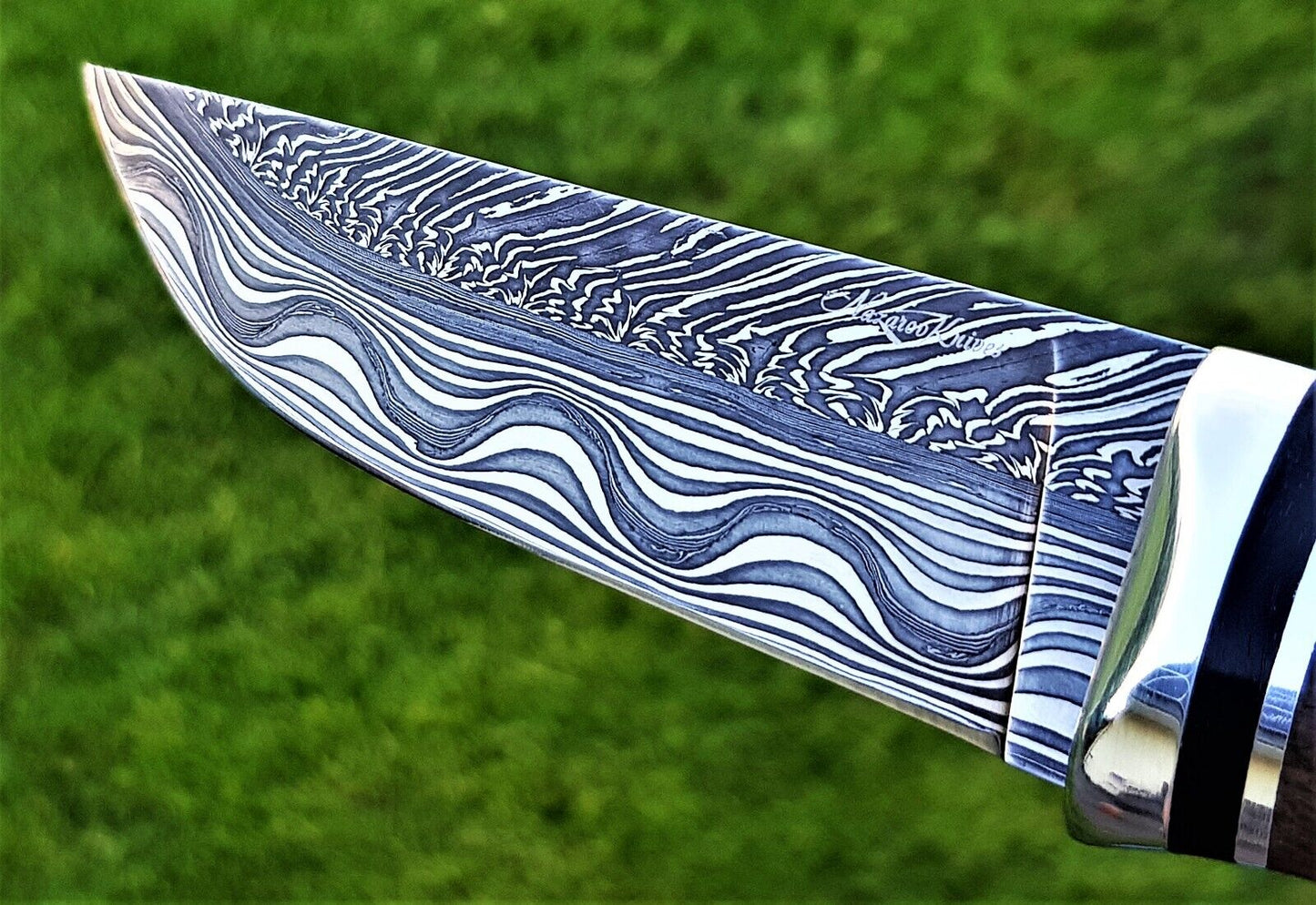 Mosaik Damaszener Stahl Outdoor Jagdmesser Nazarov Knives