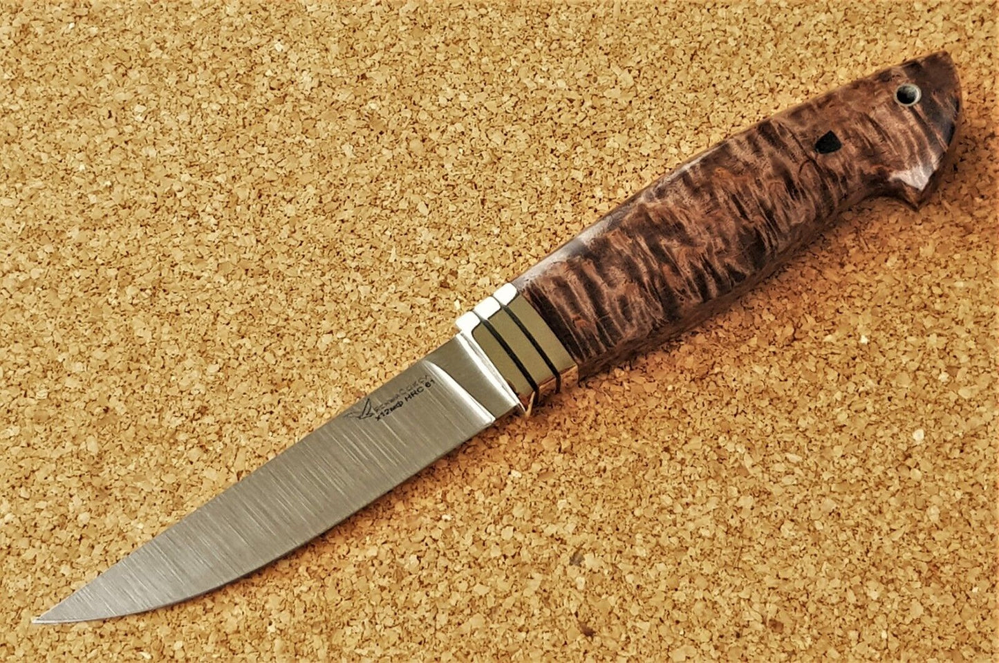 H12MF Stahl Outdoor Jagd Messer Yasniy Sokol Russland Handarbeit HRC 61 Соболь