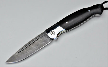 Nazarov Knives Russland Damast Stahl Outdoor Сова Klappmesser Handarbeit HRC 62