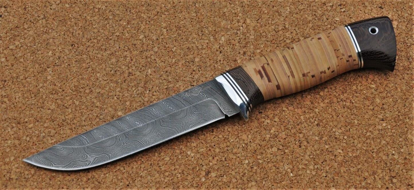 Damaszener Stahl Outdoor Jagdmesser Nazarov Knives