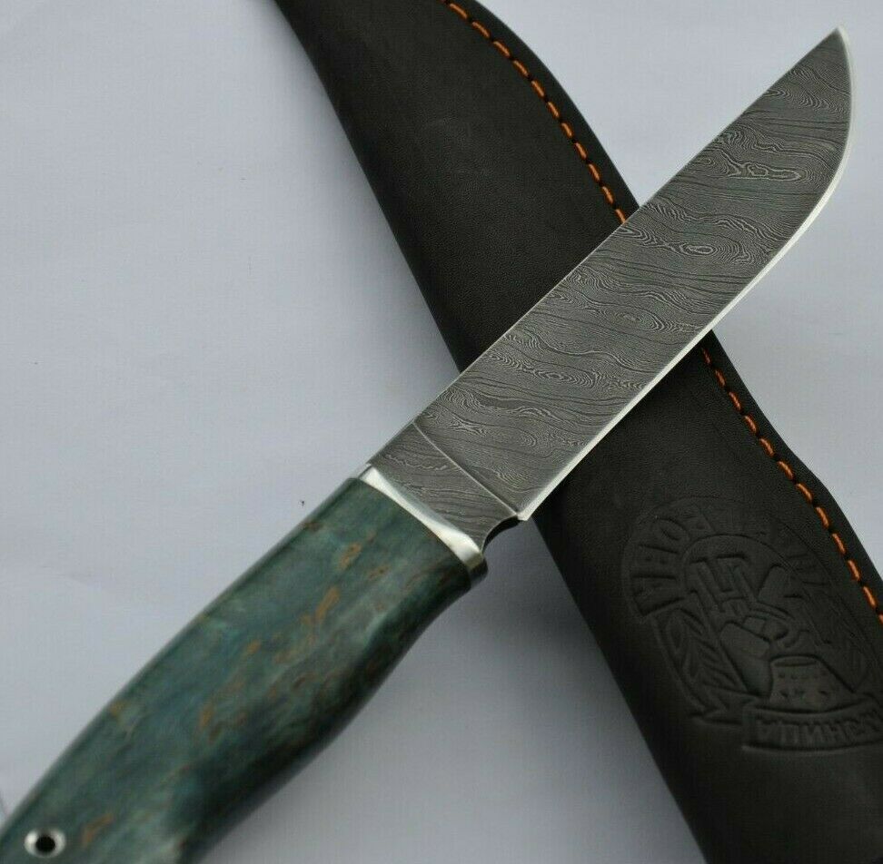 Nazarov Knives Damaszener Stahl Outdoor Jagdmesser