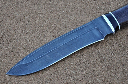 Damaszener Stahl Outdoor Jagdmesser  Nazarov Knives  Handarbeit