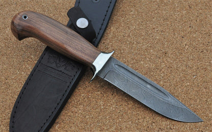 Damaszener Stahl Outdoor Jagdmesser Nazarov Knives