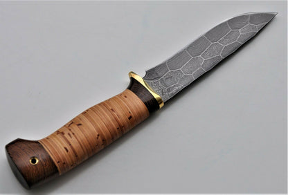 Nazarov Knives  Damaszener Stahl Outdoor Jagdmesser