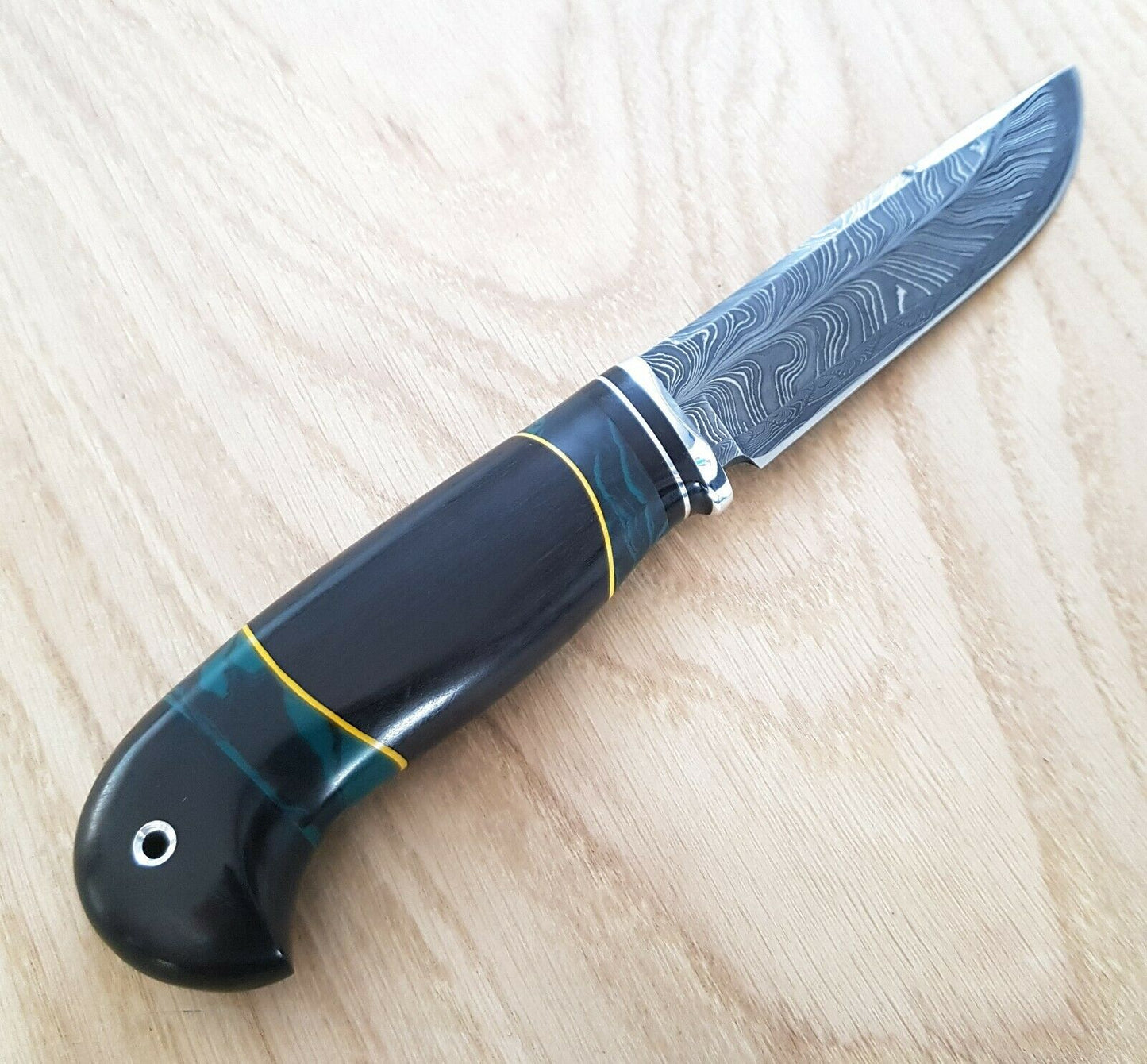 Nazarov Knives Mosaikdamast Damaszener Stahl Outdoor Jagdmesser