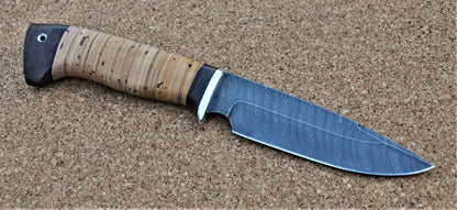 Damaszener Stahl Outdoor Jagd Messer Nazarov Knives Handarbeit HRC62 Походный