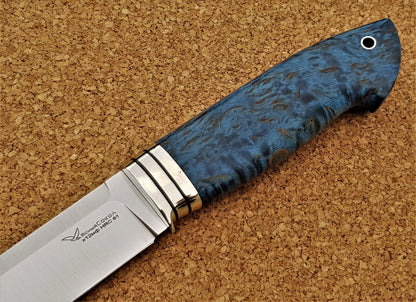 H12MF Stahl Outdoor Jagd Messer Yasniy Sokol Russland Handarbeit HRC 61 Ястреб