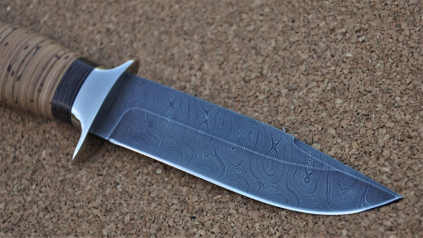 Damaszener Stahl Outdoor Jagdmesser Nazarov Knives