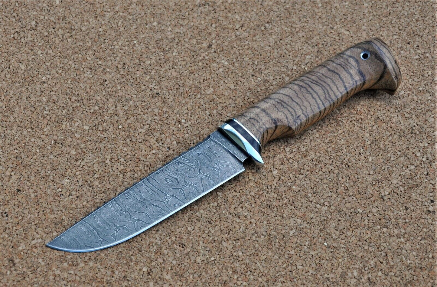 Damaszener Stahl Outdoor Jagd Messer Nazarov Knives Handarbeit HRC62 Барракуда