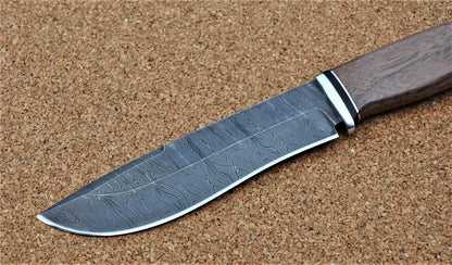 Damaszener Stahl Outdoor Jagd Damast Messer Nazarov Knives  Handarbeit HRC62