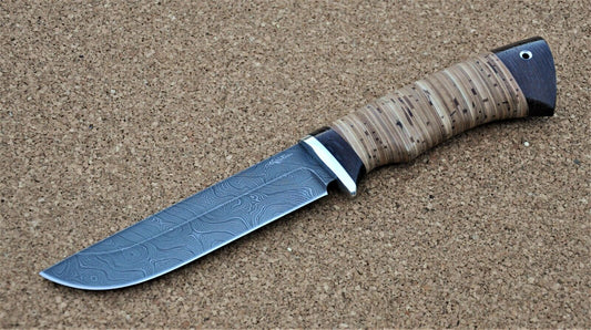 Damaszener Stahl Outdoor Jagd Messer Nazarov Knives Handarbeit HRC62 Косуля