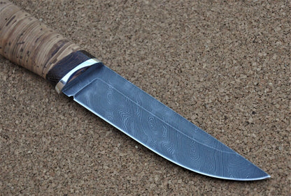 Damaszener Stahl Outdoor Jagdmesser Nazarov Knives  Handarbeit