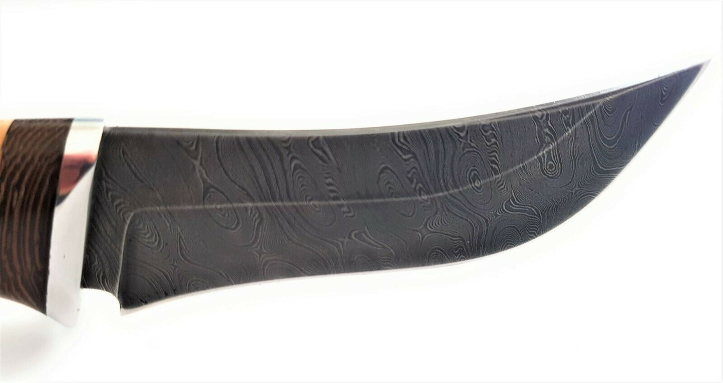 Nazarov Knives Damaszener Stahl Outdoor Jagdmesser