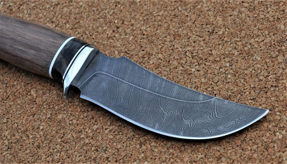 Damaszener Stahl Outdoor Jagd Damast Messer Nazarov Knives  Handarbeit HRC62