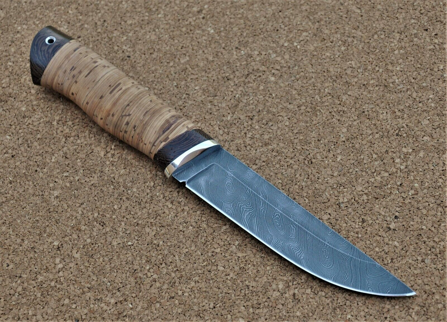 Damaszener Stahl Outdoor Jagdmesser Nazarov Knives  Handarbeit