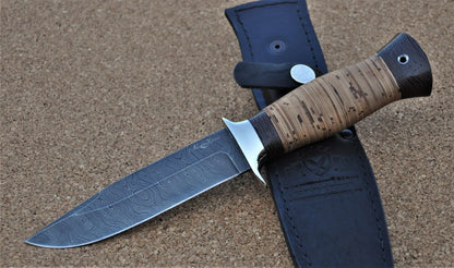 Damaszener Stahl Outdoor Jagdmesser Nazarov Knives