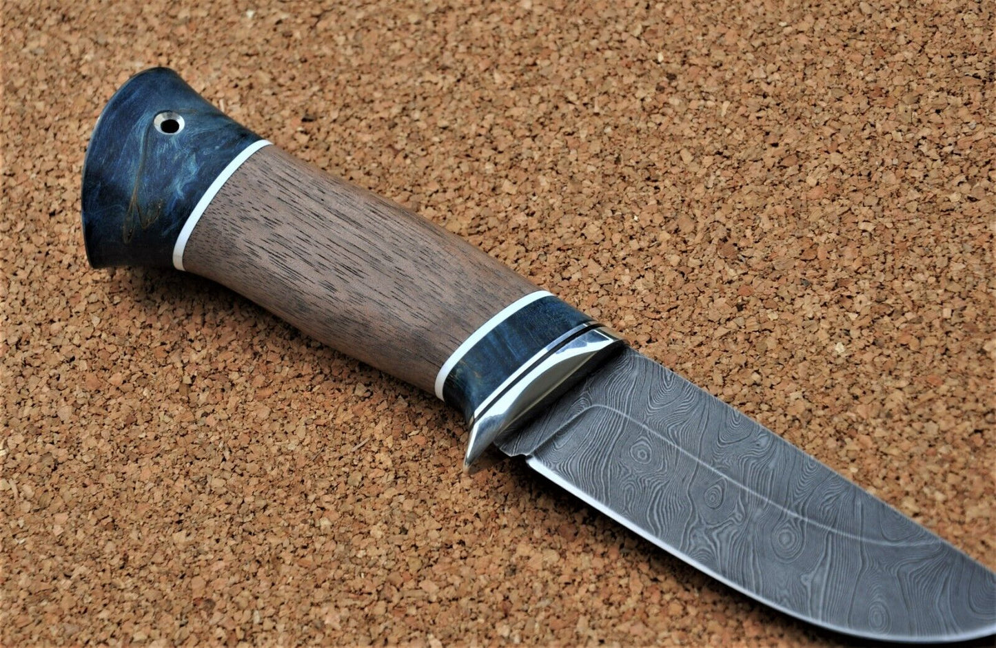 Damaszener Stahl Outdoor Jagd Damast Messer Nazarov Knives  Handarbeit HRC62