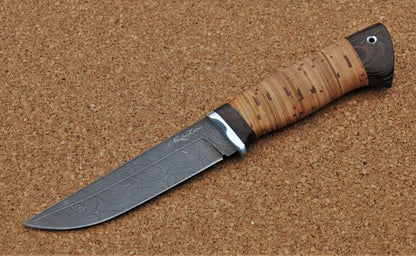 Damaszener Stahl Outdoor Jagdmesser Nazarov Knives