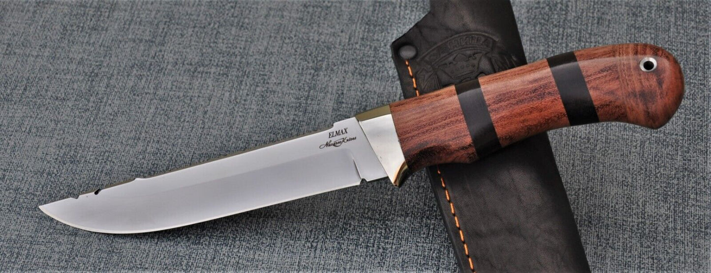 Elmax ROSTFREI Outdoor JagdMesser NazarovKnives Russland Handarbeit HRC62Рыбак-1