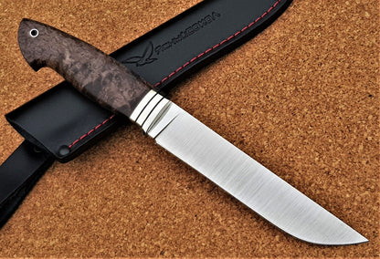 H12MF Stahl Outdoor Jagd Messer  Yasniy Sokol Russland Handarbeit HRC 61 Кабан