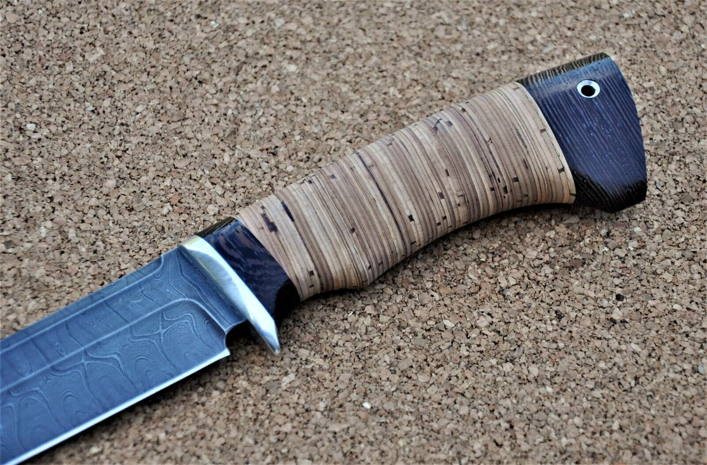 Damaszener Stahl Outdoor Jagd Messer Nazarov Knives Handarbeit HRC62 Барракуда