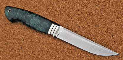 H12MF Stahl Outdoor Jagd Messer Yasniy Sokol Russland Handarbeit HRC 61 Волк