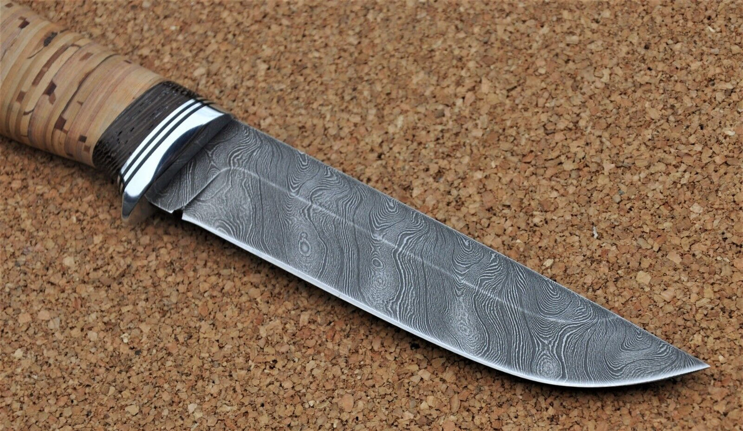 Damaszener Stahl Outdoor Jagdmesser Nazarov Knives