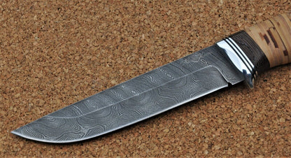 Damaszener Stahl Outdoor Jagdmesser Nazarov Knives