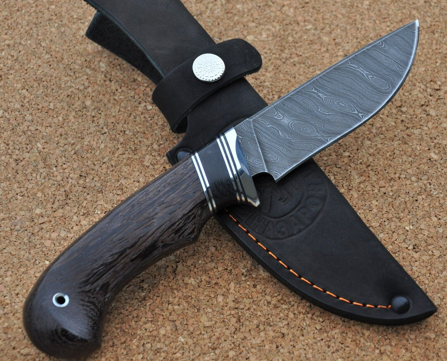 Damaszener Stahl Outdoor Jagdmesser Nazarov Knives