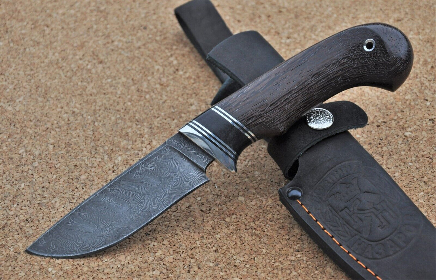 Damaszener Stahl Outdoor Jagdmesser Nazarov Knives