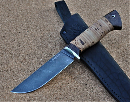 Damaszener Stahl Outdoor Jagd Messer Nazarov Knives Handarbeit HRC 62 Крот