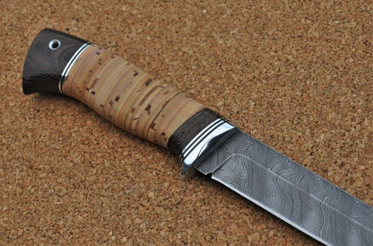 Damaszener Stahl Outdoor Jagdmesser Nazarov Knives