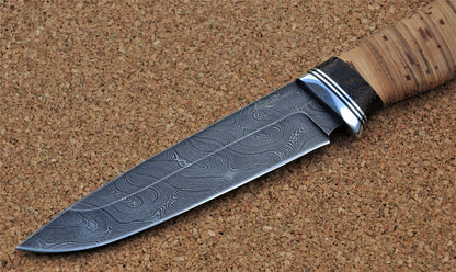 Damaszener Stahl Outdoor Jagdmesser Nazarov Knives