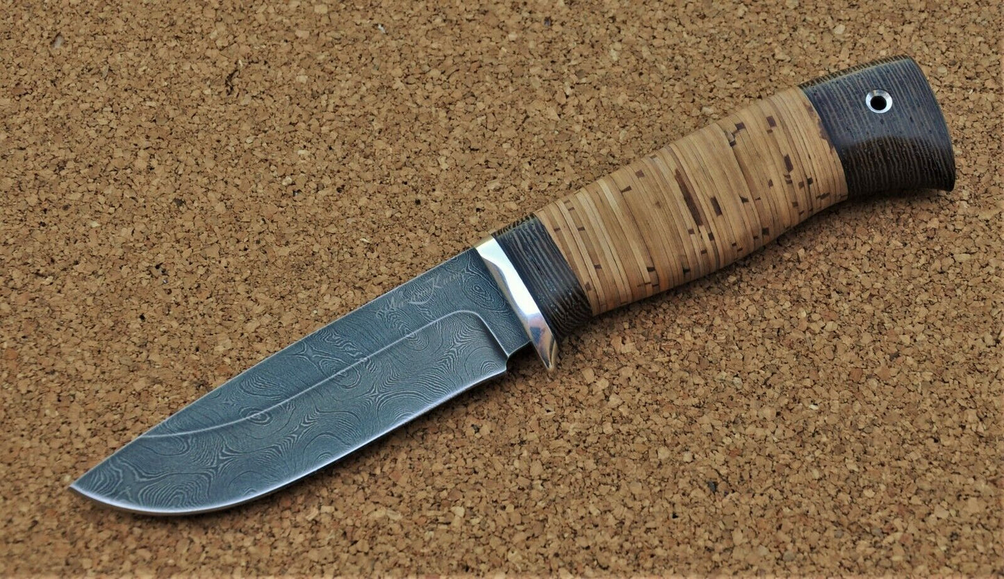 Damaszener Stahl Outdoor Jagdmesser Nazarov Knives