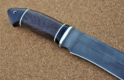 Damaszener Stahl Outdoor Jagdmesser  Nazarov Knives  Handarbeit