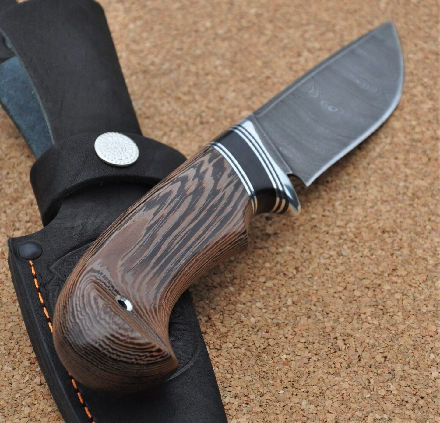 Damaszener Stahl Outdoor Jagdmesser Nazarov Knives