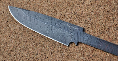 Exklusive Damast Klinge Rohling Messer Nazarov Knives HRC 62 Handarbeit Зубр