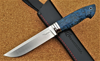 H12MF Stahl Outdoor Jagd Messer Yasniy Sokol Russland Handarbeit HRC 61 Ястреб
