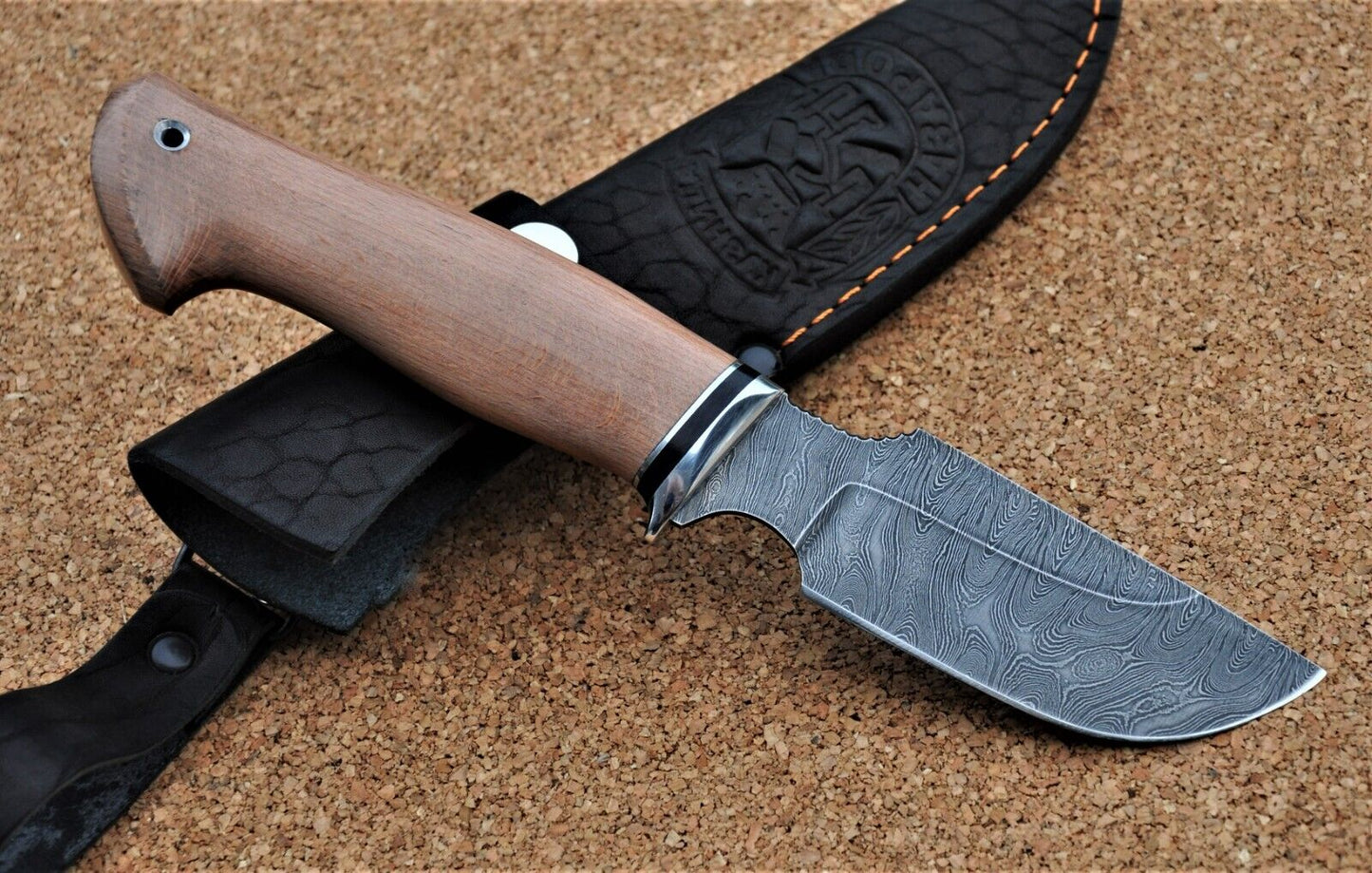 Damaszener Stahl Outdoor Jagd Damast Messer Nazarov Knives  Handarbeit HRC62