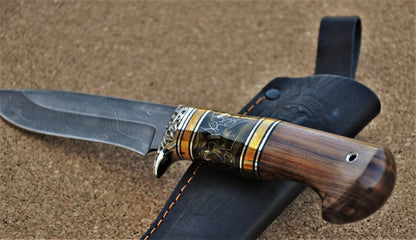 Damaszener Stahl Outdoor Jagdmesser Nazarov Knives  Handarbeit