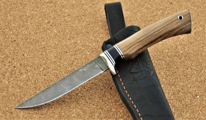 Damaszener Stahl Outdoor Jagdmesser Nazarov Knives