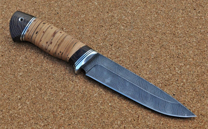 Damaszener Stahl Outdoor Jagdmesser Nazarov Knives