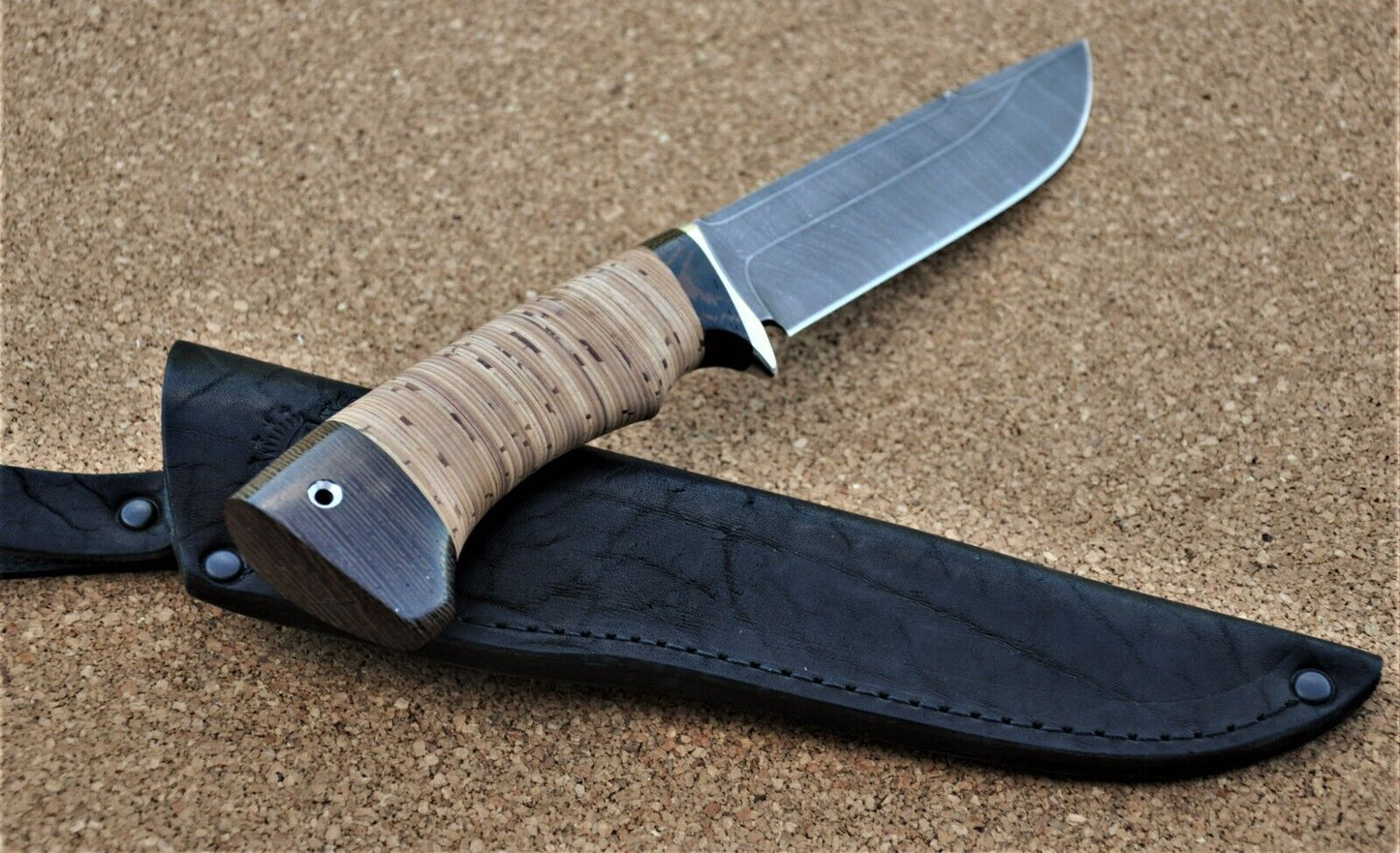 Damaszener Stahl Outdoor Jagd Messer Nazarov Knives Handarbeit HRC62 Барракуда