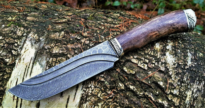 Damaszener Stahl Outdoormesser