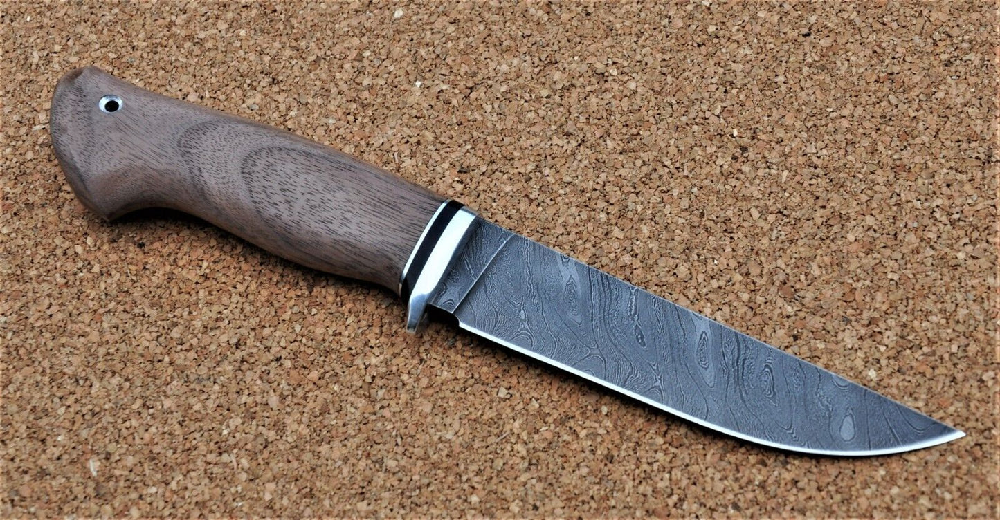 Damaszener Stahl Outdoor Jagd Damast Messer Nazarov Knives  Handarbeit HRC62