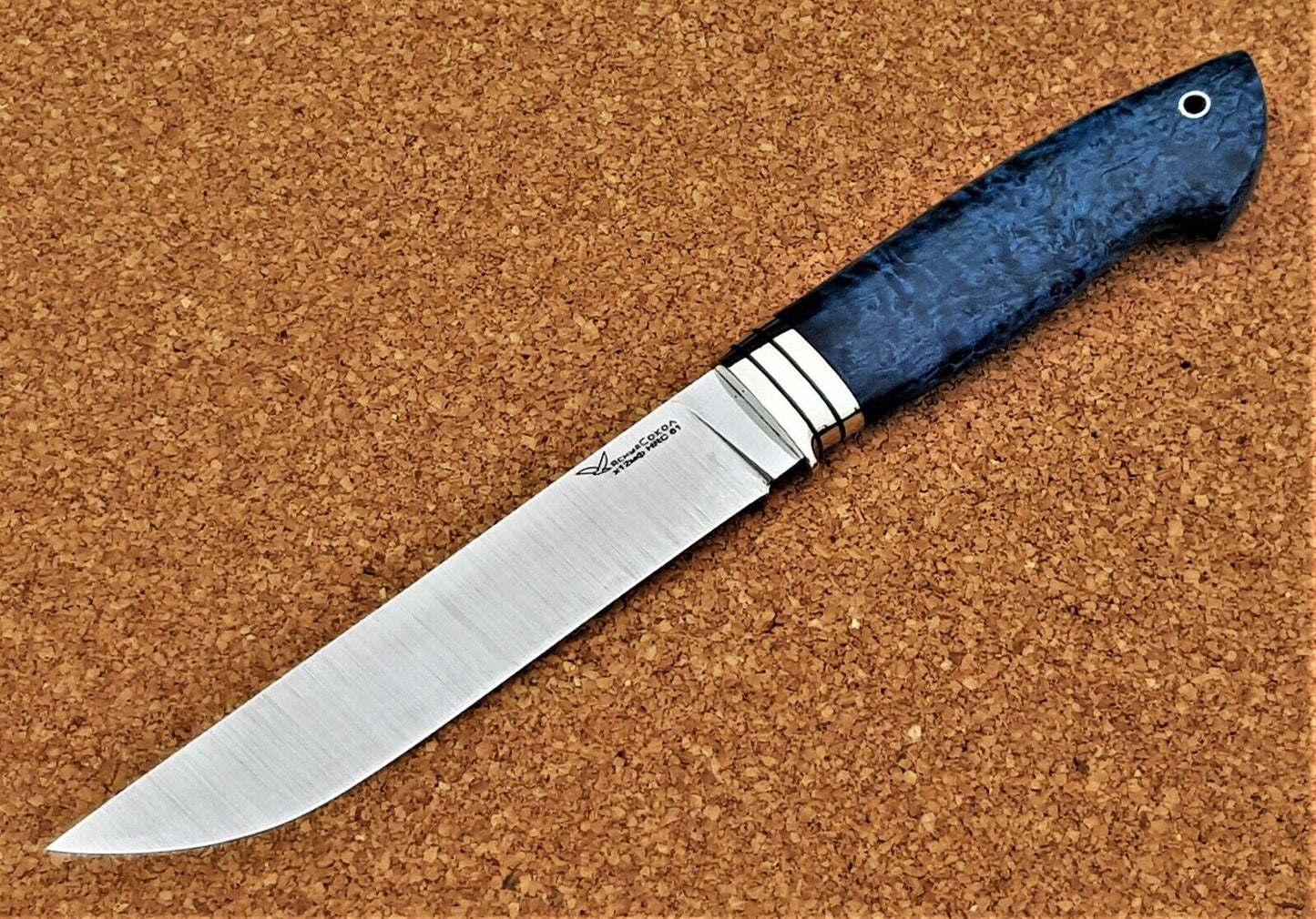 H12MF Stahl Outdoor Jagd Messer  Yasniy Sokol Russland Handarbeit HRC 61 Кабан
