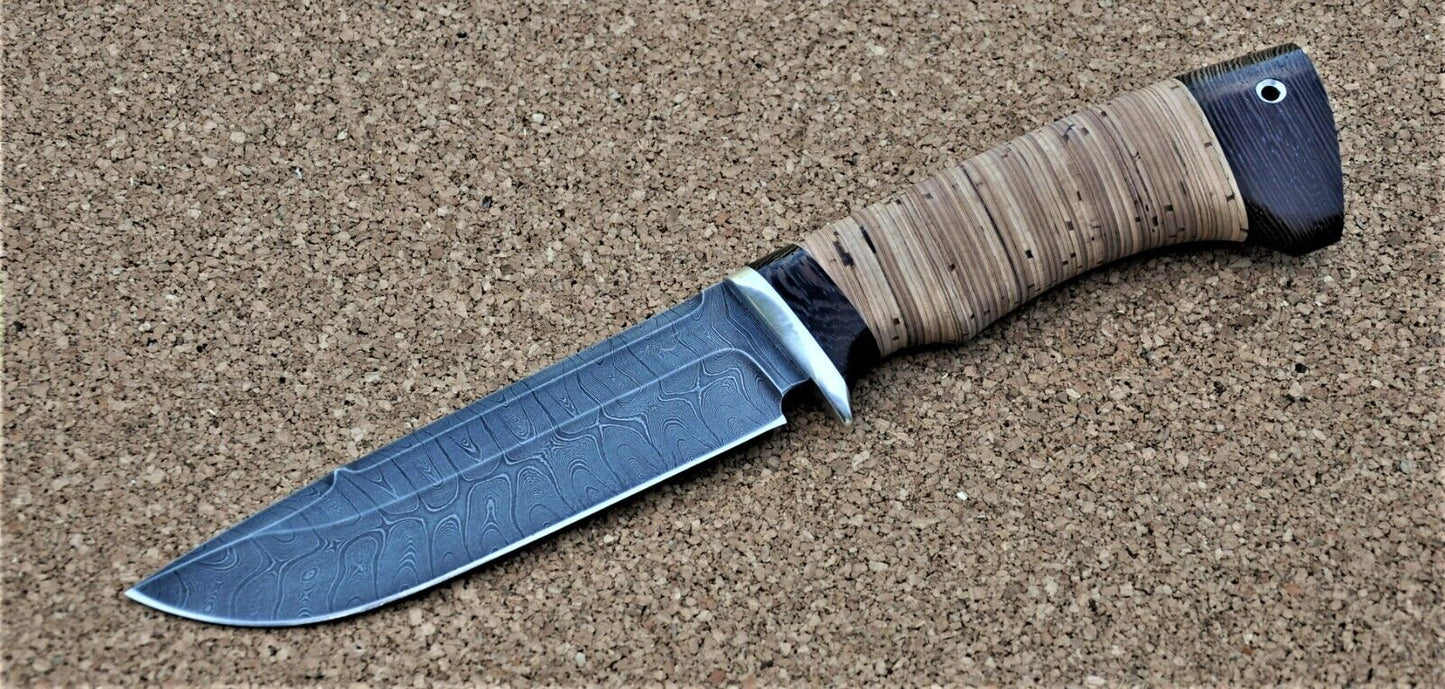 Damaszener Stahl Outdoor Jagd Messer Nazarov Knives Handarbeit HRC62 Барракуда