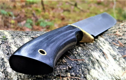 A.Marushin Outdoor Jagdmesser Damaszener Stahl Handarbeit